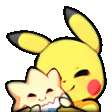 PikachuTossTogepi emote