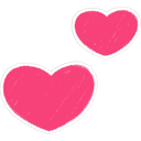 ChalkHeartDuo emote