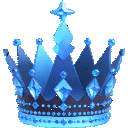 emojiscomcrystalicecrownwithblue emote