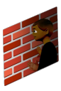 black_person_talks_to_brick_wall Emote