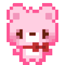 PinkBearSparkle emote