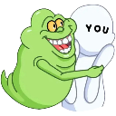 SlimerHug emote
