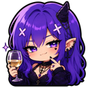 lunasmug emote
