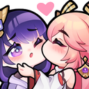 RaidenYaeKiss_Dot_GG_femboiss Emote