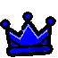 DarkBlueCrown emote