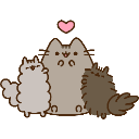 5555_love_pusheen emote