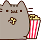 5577_Pusheen_popcorn Emote