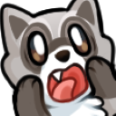 RaccoonScared128x128 emote