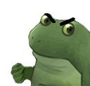 FrogAngryWave emote