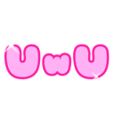 478641pinkuwucharm emote