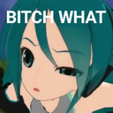 Hatsune_Miku_Bitch_What emote