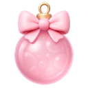 54650pinkchristmasornament emote