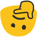 blobthinkingdown emote