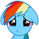 rainbowdashsad Emote
