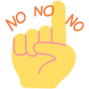 nonono emote