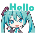 miku_hi Emote