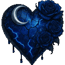 2162blueheartgif emote