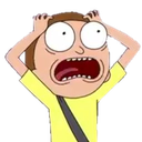3226mortyangryshocked Emote