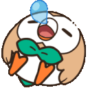 rowletsleep emote