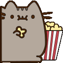PusheenPopcorn emote