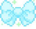 waifuSparkleBowBlue Emote