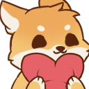 shiba_heart Emote