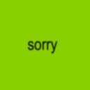 sorry emote