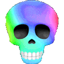 SkullRainbow emote