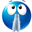 002_blue_praying emote