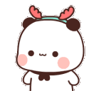 christmaspandawink emote