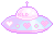 3PastelSpaceship emote
