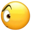 sideeye emote