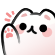 waifuwhitecatwaveshai emote