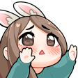 waifuUsagiGirlNoDontGo emote