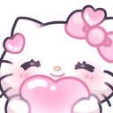 hellokittyheart_mini emote