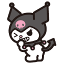 kuromi3_giggles emote