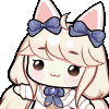 waifuBlondeGirlWiggles emote