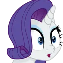 RaritySurprised emote