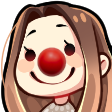 waifuServerClownSmile emote