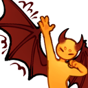 EvilWingStretch emote