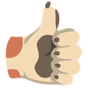 thumbs_up_furry_Dot_GG_femboiss Emote