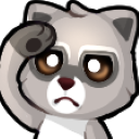 raccoonSalute128x128 emote