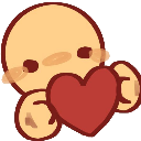 hearts emote