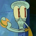 SquidwardGlancing emote