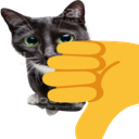 catthumbsdown emote