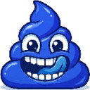 ObsessedBluePoop emote