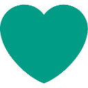 HeartCyan Emote