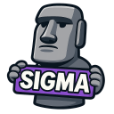 SigmaMoyai emote