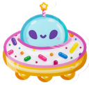 3AlienDonut emote