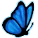BlueButterfly emote